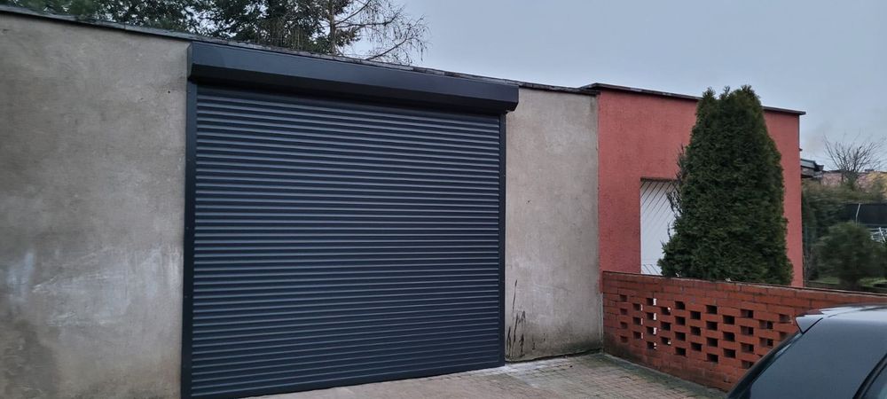 Duża brama rolowana antywłamaniowa  3 m x 3 m  Okazja!  WYPRZEDAŻ!