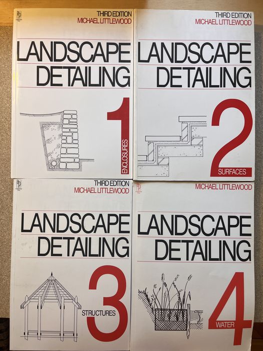 Livros técnicos arquitetura Landscape Detailing