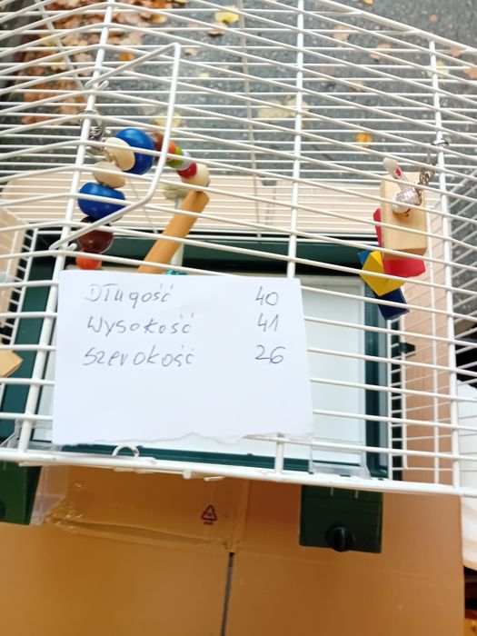 Sprzedam klatkę dla papugi używaną