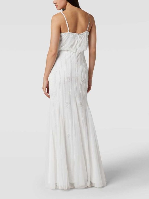 Suknia ślubna Lace Beads perełki kryształki