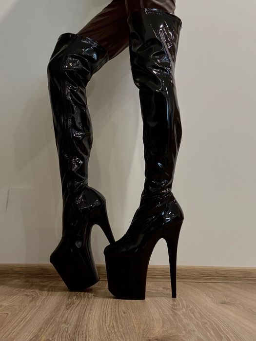 Kozaki Pleaser Flamingo - 3000 Kraków Nowa Huta • OLX.pl