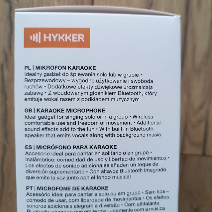 Mikrofon karaoke bezprzewodowy