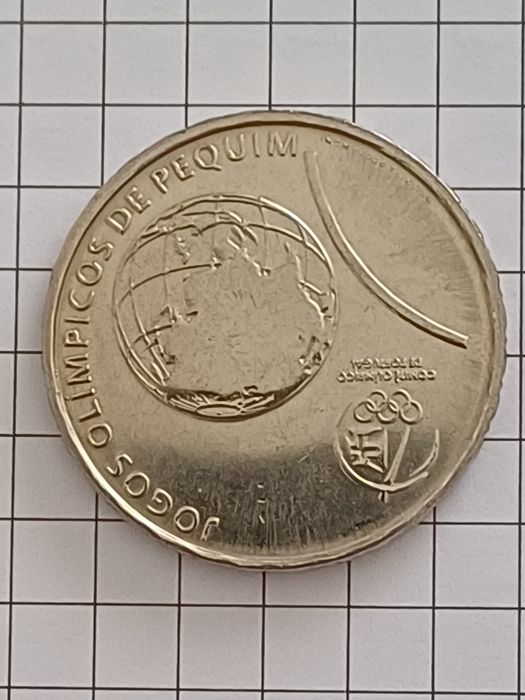 PORTUGAL - moeda de 2,5 euros de 2008 Jogos Olimpicos de Pequim