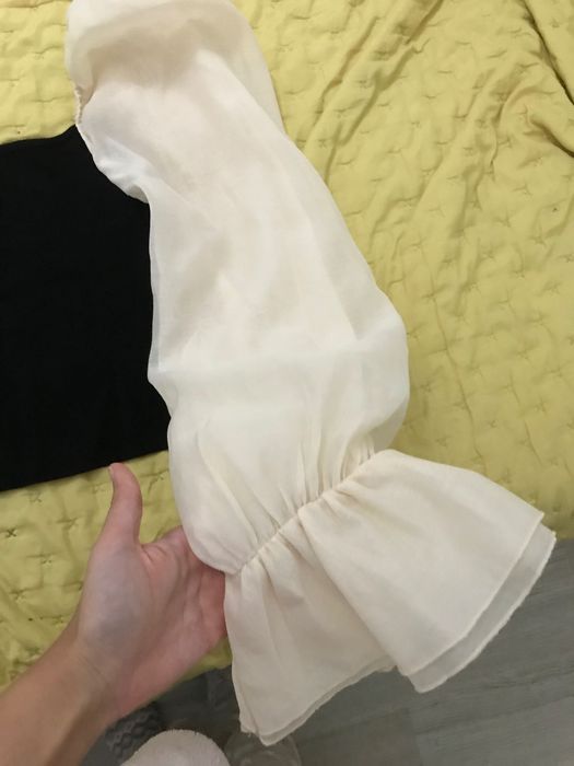 Blusa zara mangas balão