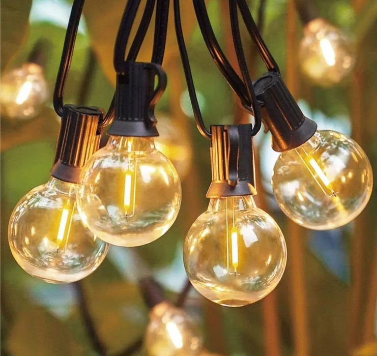 Уличная ретро гирлянда 30 м