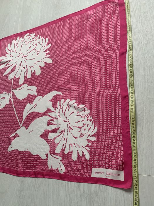 Pierre Balmain шовкова вінтажна хустина