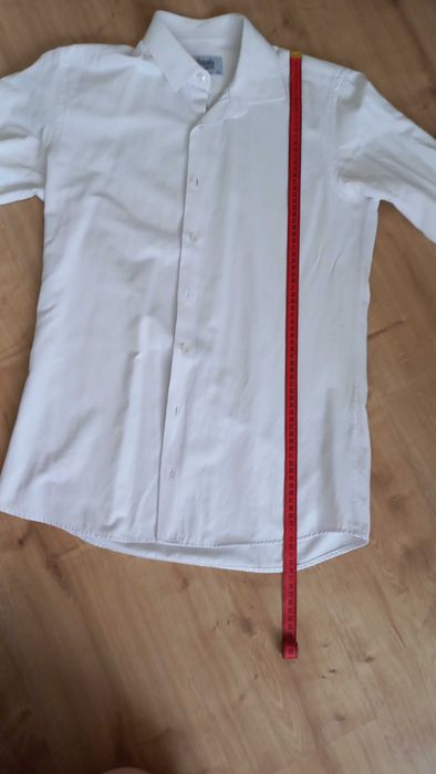 Biała koszula męska Espada Slim Fit M 39-40 elegancka wizytowa