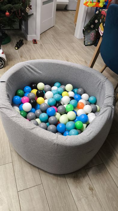 Basen suchy na kulki Misioo 90x40 + 250 kulek.