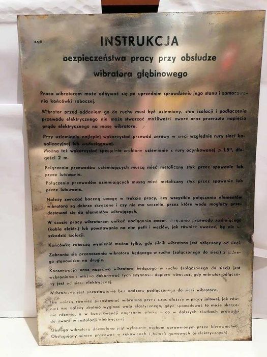 Tablice Metalowe BHP - Szanuj Oczy i inne...25 TABLIC !
