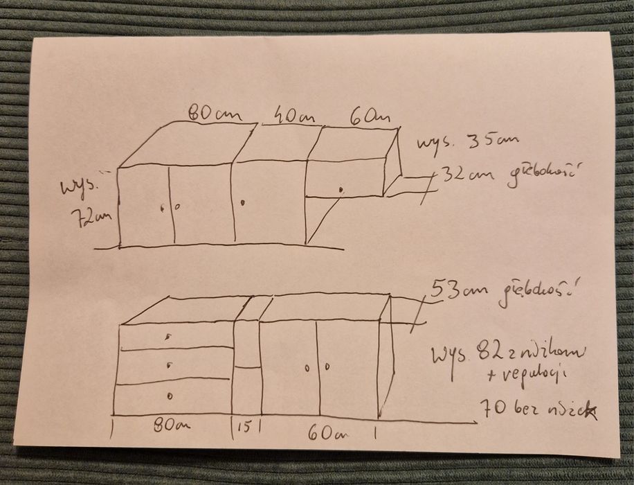 Meble kuchenne używane