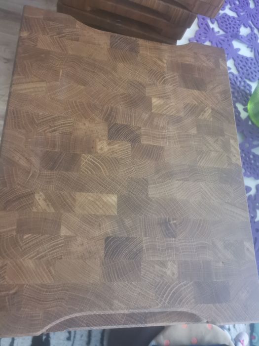 Deska do krojenia sztorcowa plus olej