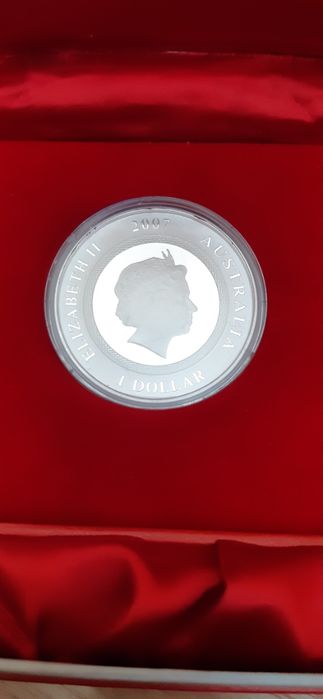 1 Доллар Elizabeth 2 Австралия с динамическим изображением год свиньи