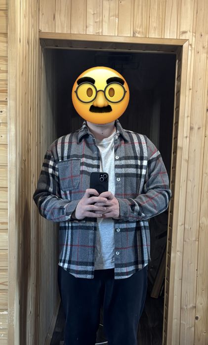 Рубашка тепла в клітку / клітчата / клєчата рубашка / клітинна сорочка