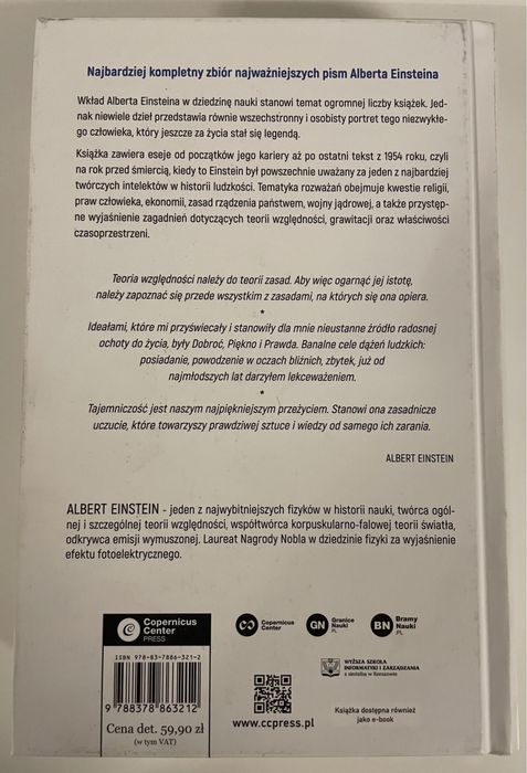 Albert Einstein - Jak wyobrażam sobie świat