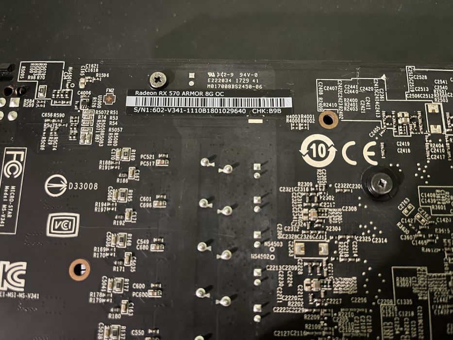 RX570 8Gb ARMOR error43