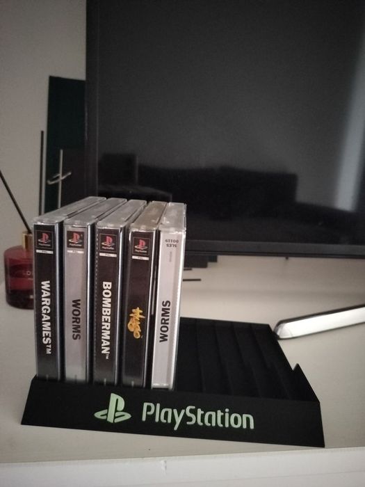 Stojak podstawka na gry PlayStation 1