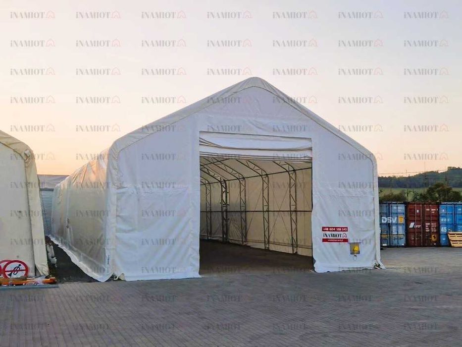 Hala namiotowa 9x18m wysoka 6m PVC 900g magazyn garaż
