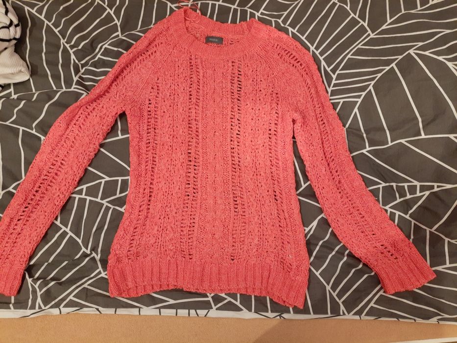 Sweterek pleciony S