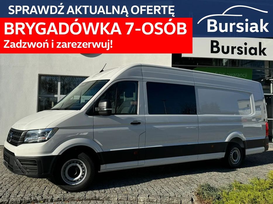 Volkswagen Crafter Maxi Furgon  Long • Zabudowa Brygadowa 7 osób • Rocznik 2026 !!! (968738)