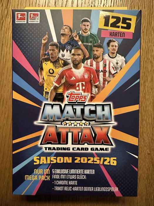 125 nowych kart Match Attax 2025/2026 Bundesliga