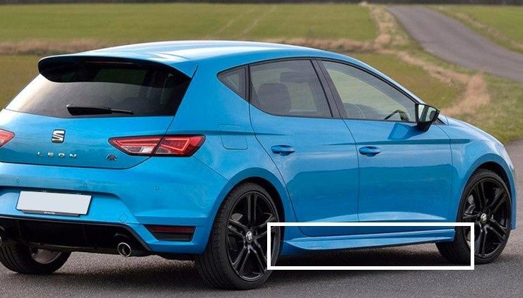 LIP SPOILER AILERON EMBALADEIRAS Difusor Aba SEAT LEON MK3 5F CUPRA FR