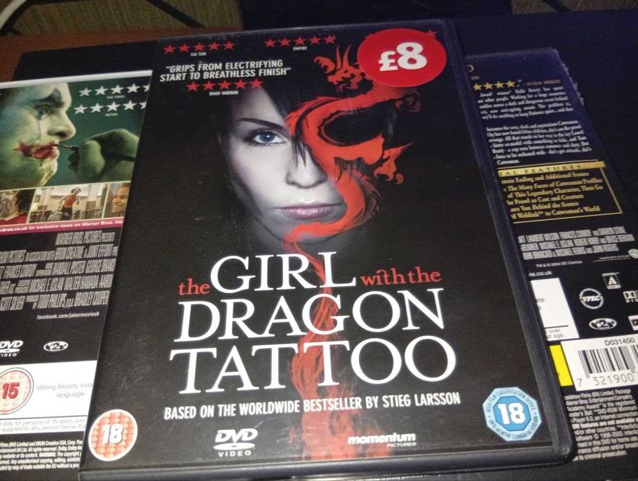 Набор DVD дисков Лицензия UK (Joker, Catwoman, Girl with the Dragon Tattoo)