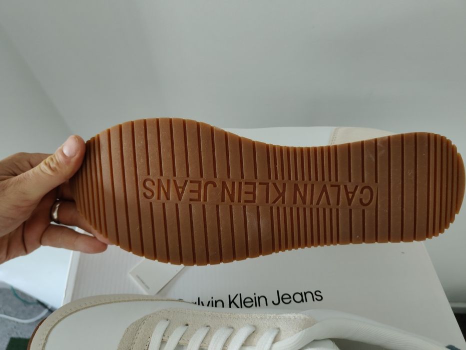 Sneakersy nowe Calvin Klein CK retro runner iconic