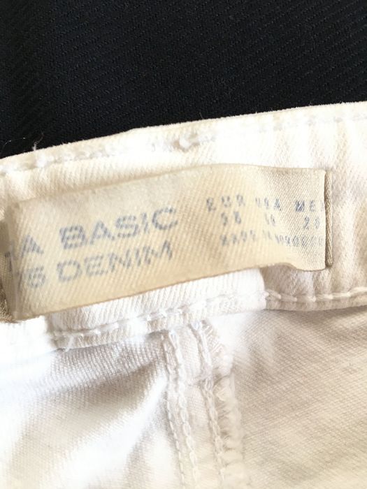 Zara 34, białe spodnie rurki, elastyczne, 160 cm