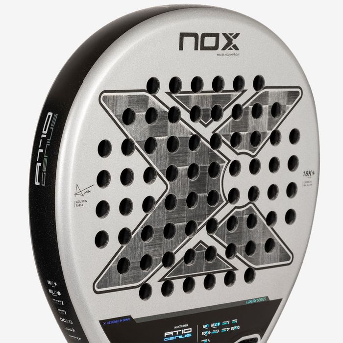 Raquete de padel Adulto - Nox AT10 Genius 18K 2024 Agustin Tapia