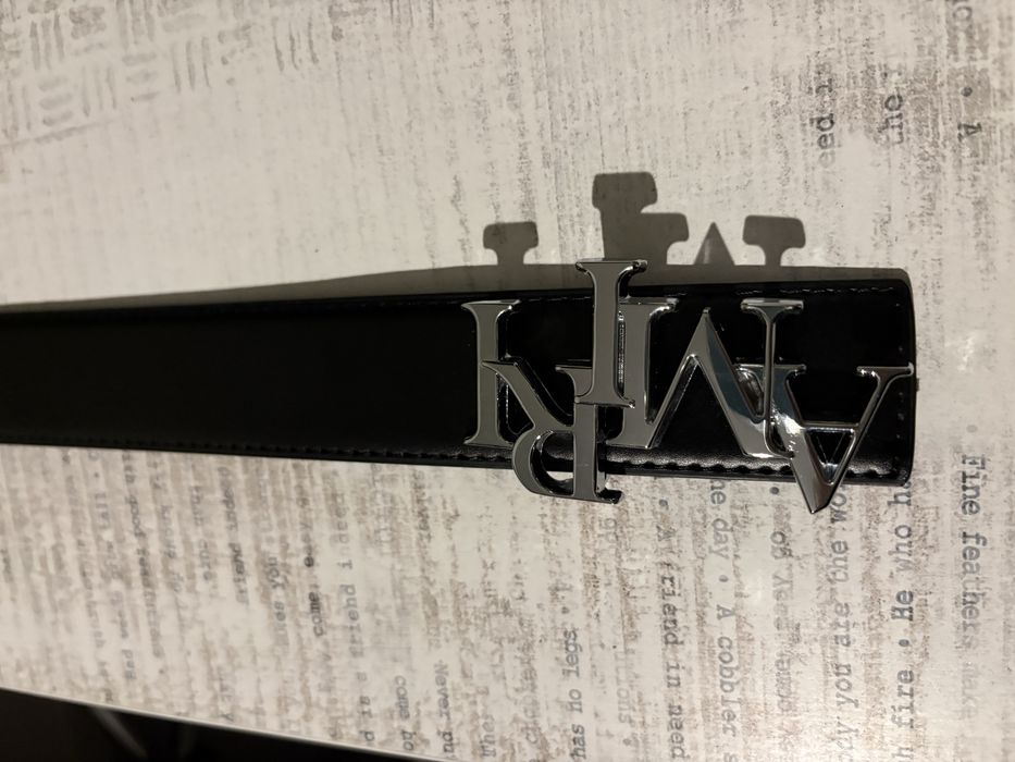 Czarny Pasek Amiri 115 cm