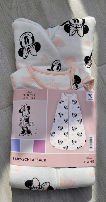 Утеплений спальний мішок дитячий Disney Minnie Mouse