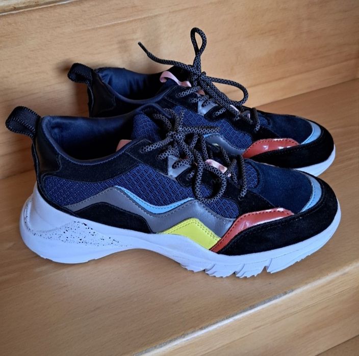 Zara r 37 Multicolor sneakers adidasy snickersy buty wiosenne snikersy