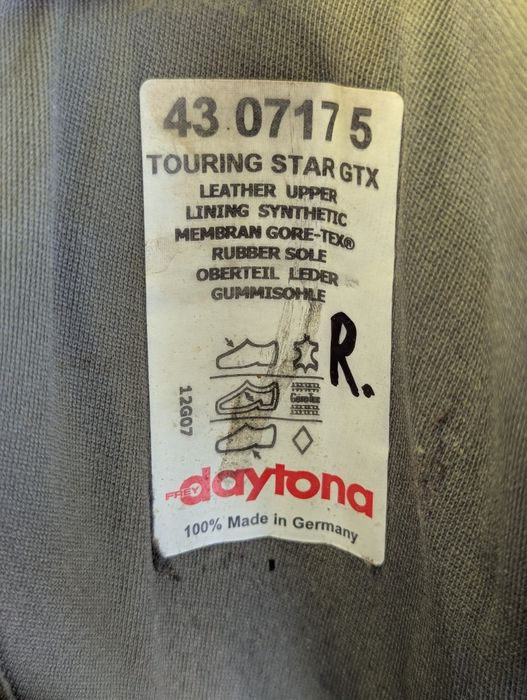 Мотоботи Daytona 43 р.