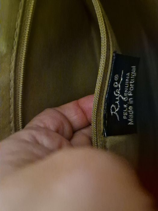 Mala  Rufel tiracole  em pele