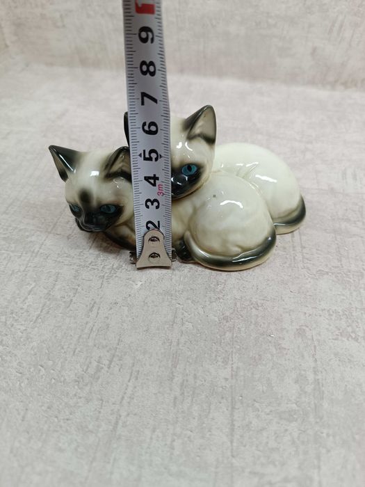 Beswick Figurka Dwa Koty Syjamskie