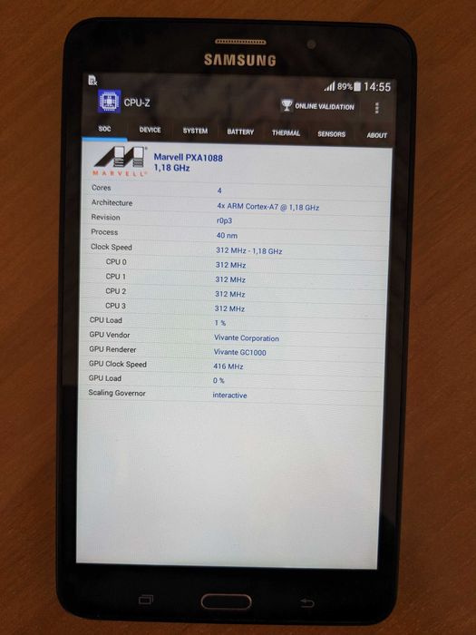 Планшет Samsung Galaxy Tab 4 SM-T231 3G Черный