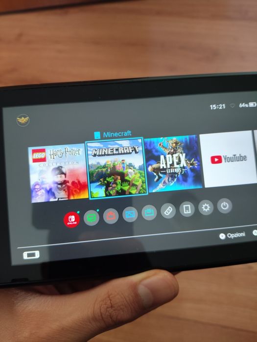 Nintendo Switch com Minecraft já na consola
