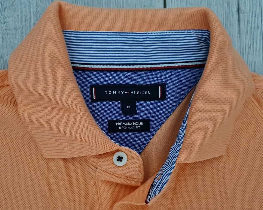 NOWA Koszulka POLO męska TOMMY HILFIGER regular fit (rozmiar M/L)
