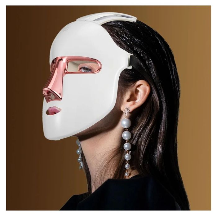 Maska na twarz z czerwonym światłem, 7-1 kolorów LED