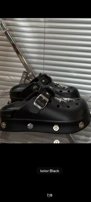 Czarne profil klapki Chodaki mule r. 39