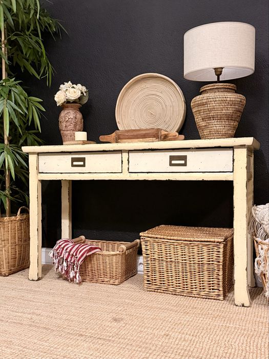 aparador, consola, movel, secretaria, antiga, olmo, oriental, rustica