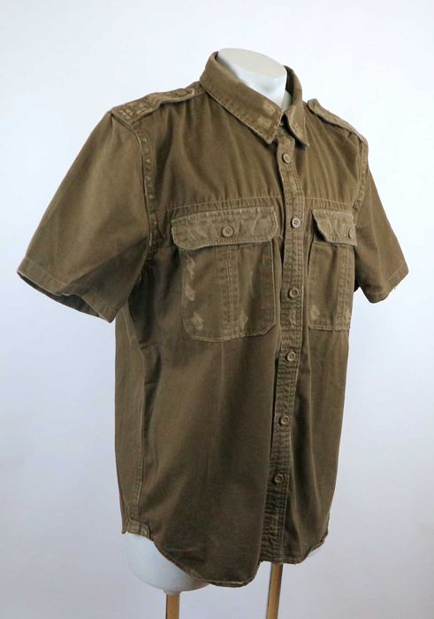 Surplus Raw Vintage Cologne postarzana koszula w militarnym stylu 2XL