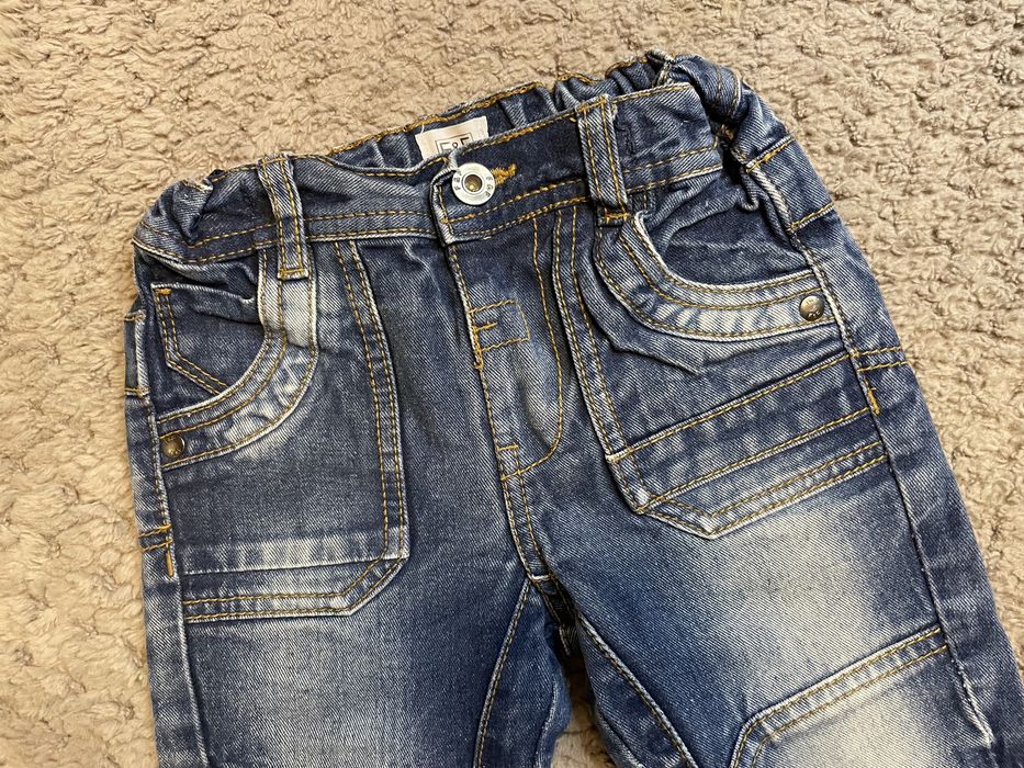 #7 F&F Spodnie jeansy dla chlopca r. 92