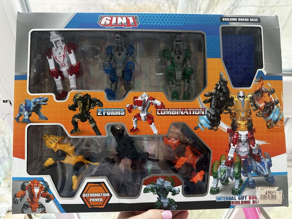 Новий набір роботів-собак, трансформери