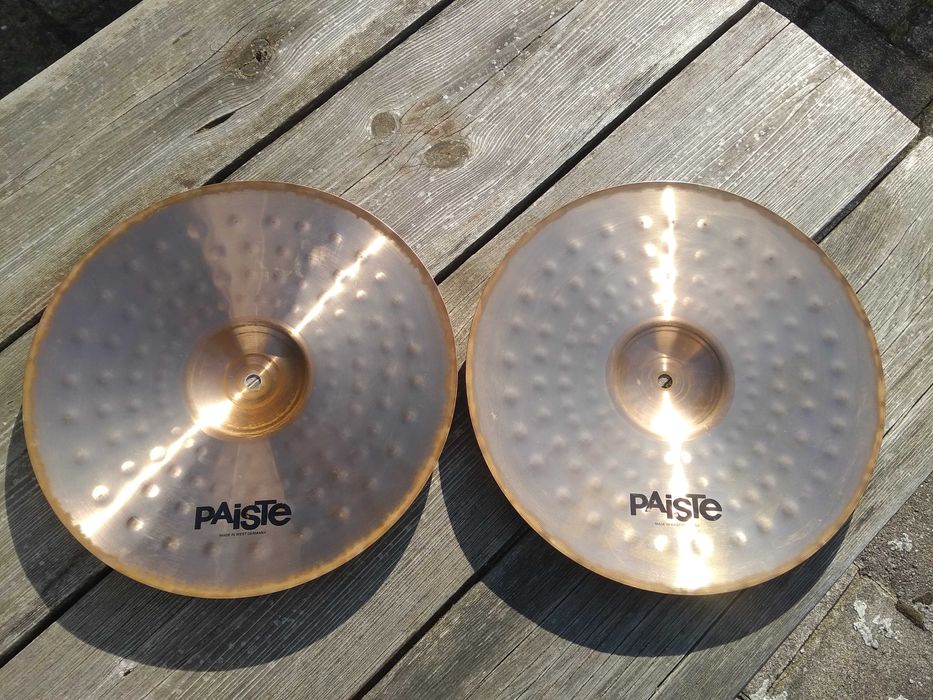 Paiste Alpha 14'' Power hi-hat i Paiste 400 15'' hi-hat