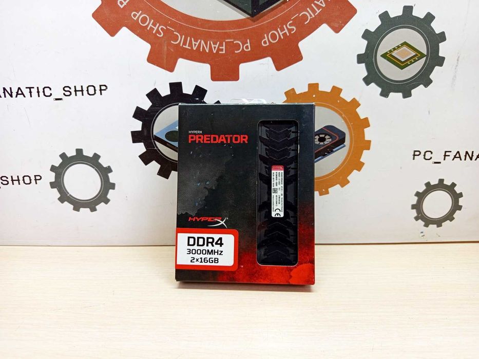 Оперативн DDR4 Kingston XMP HyperX Predator 32GB (Kit of 2x16GB) 3000MHz CL15 Black DIMM