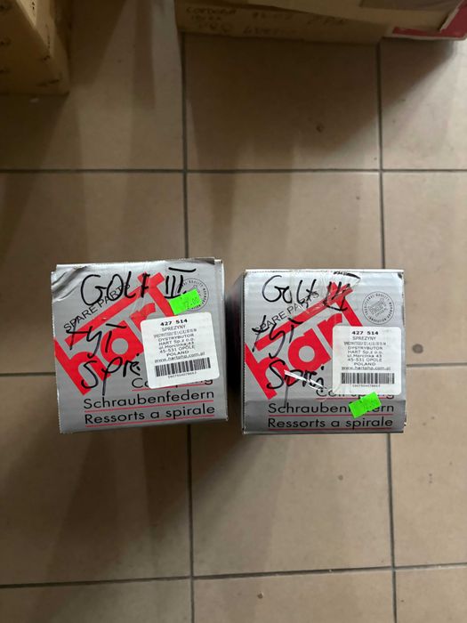Sprężyny tylnie GOLF 3 III