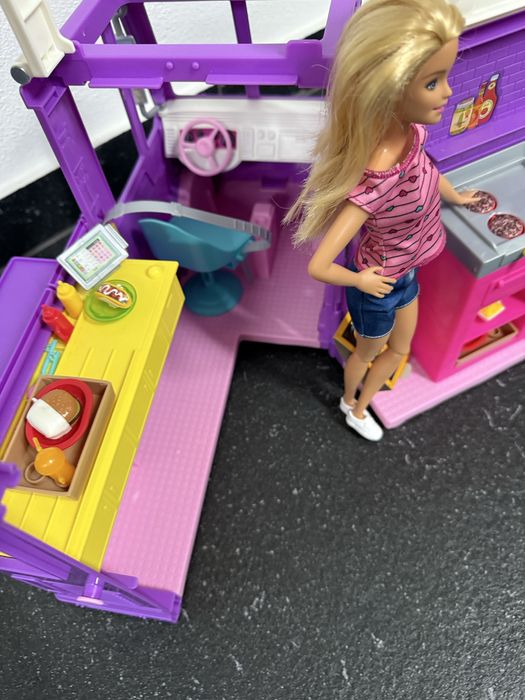 Barbie carrinho de comida original