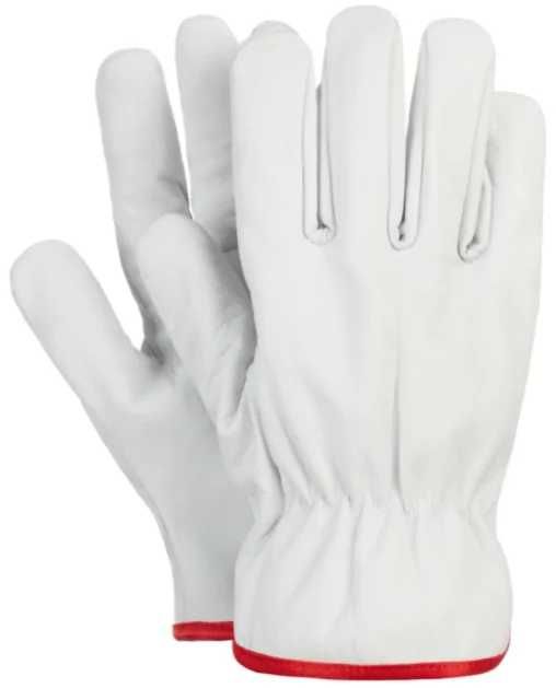 Rękawice skóra Całoskórzane Miękkie Rozm 9-10