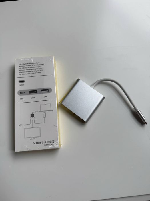 NOWE 26 szt Adaptery USB-C - HDMI - USB - USB-C